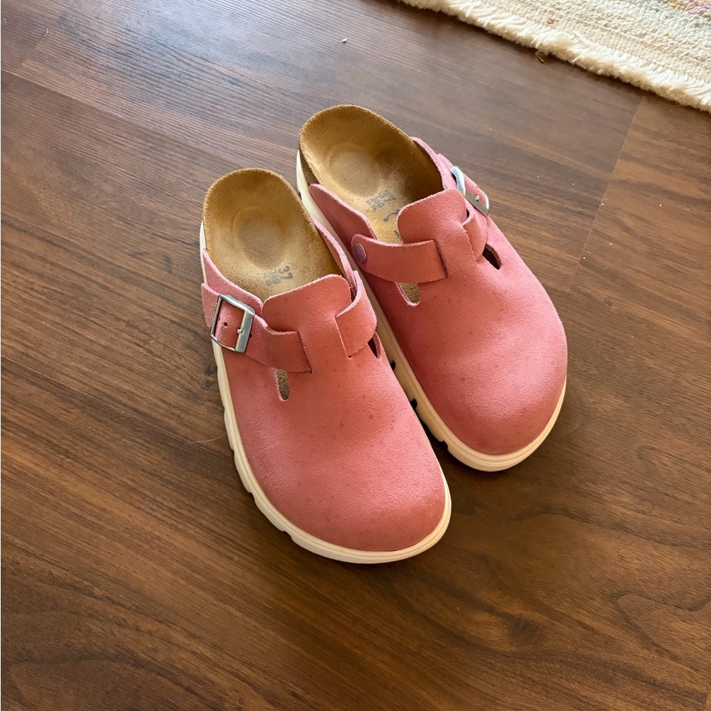 Pink Birkenstocks